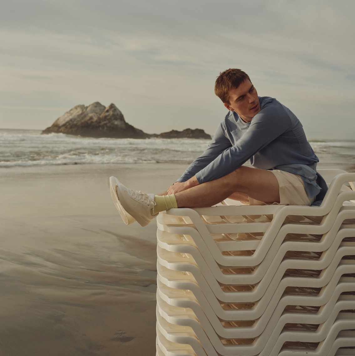 Our story - person on beach